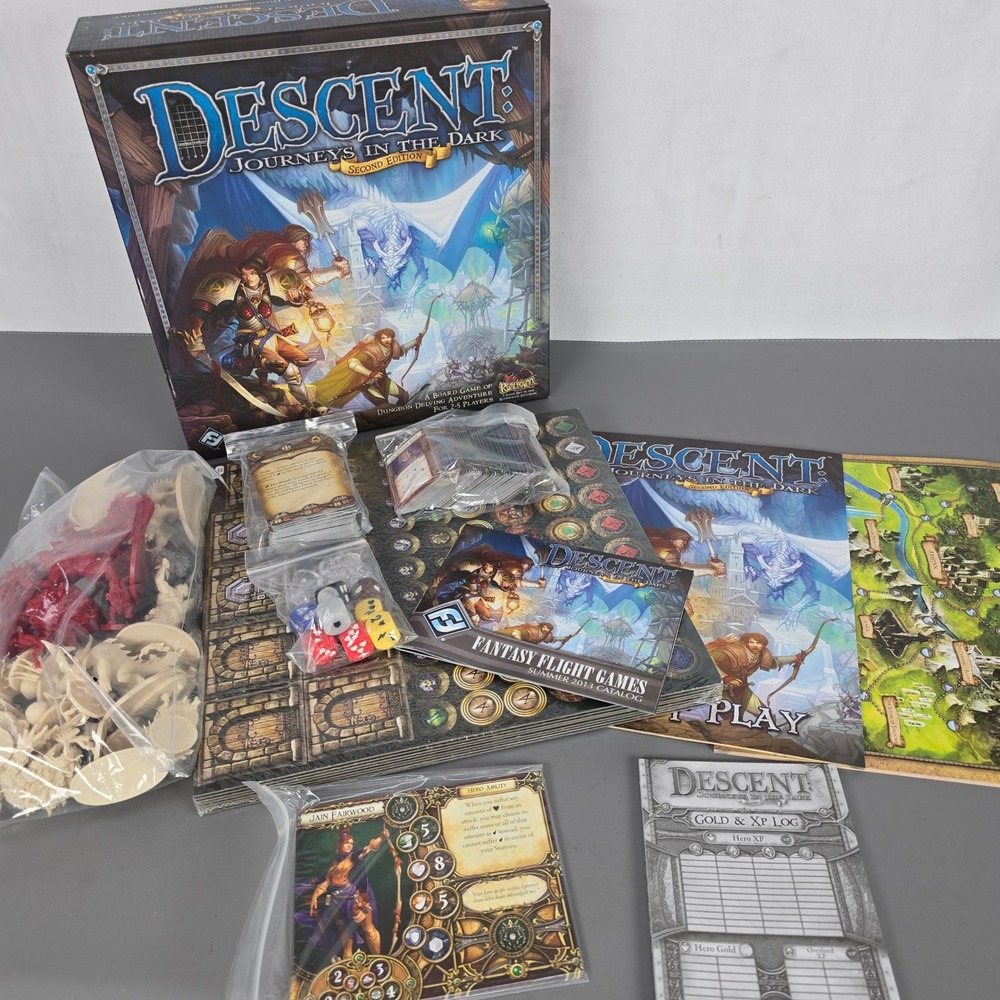 Descent Journeys in the Dark Second Edition Board Game Fantasy Flight Games FFG